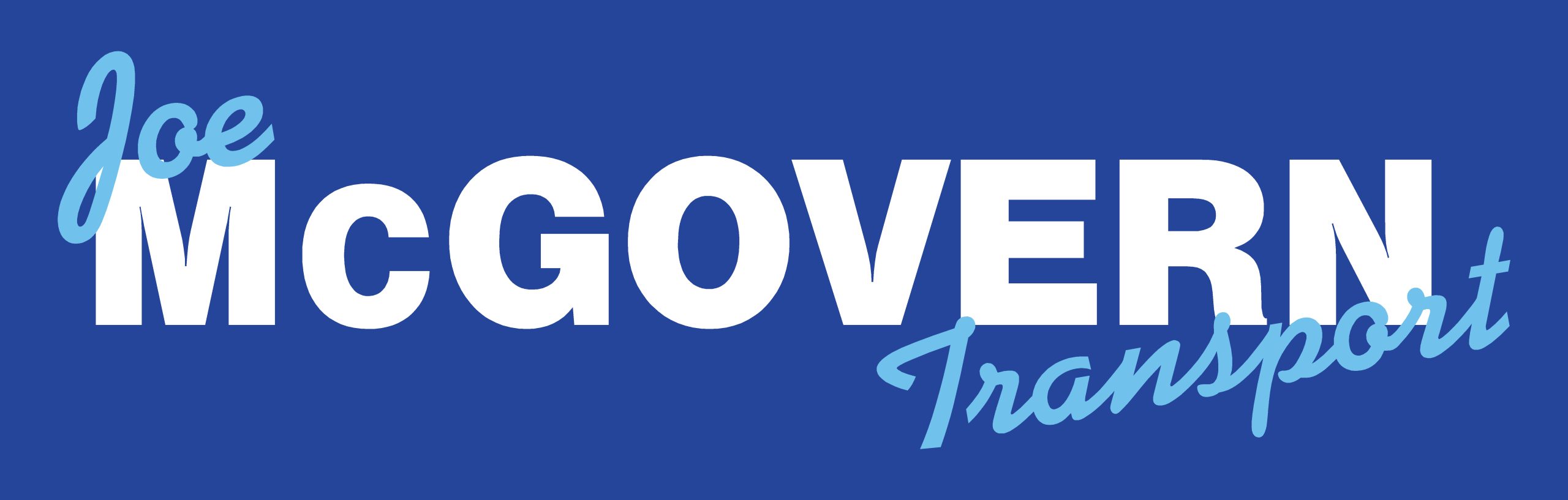 Joe Mc Govern - Blue Background